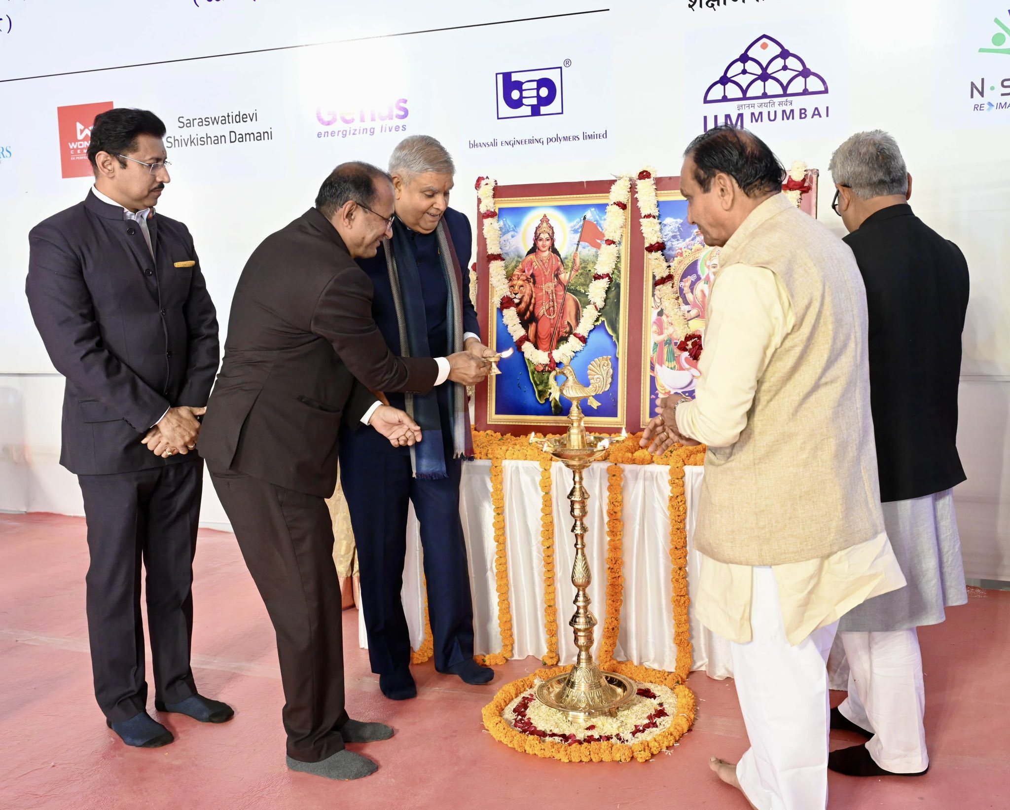 The Vice-President, Shri Jagdeep Dhankhar at Shri Sohan Singh Memorial Skill Development Centre in Jaipur, Rajasthan on December 11, 2024.