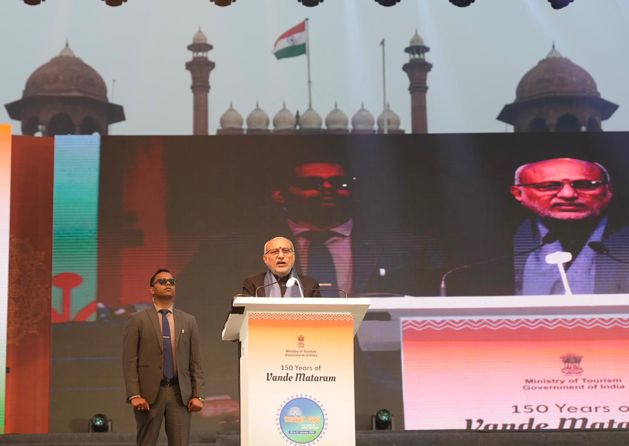 Vice-President Shri C. P. Radhakrishnan attended the closing ceremony of Bharat Parv 2026 at Red Fort Lawns on 31.01.2026 
