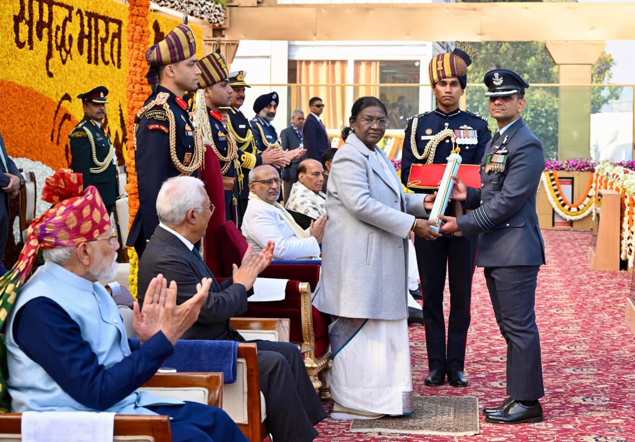 Vice-President Shri C. P. Radhakrishnan attended the 77th Republic Day celebrations at Kartavya Path on 26.01.2026 