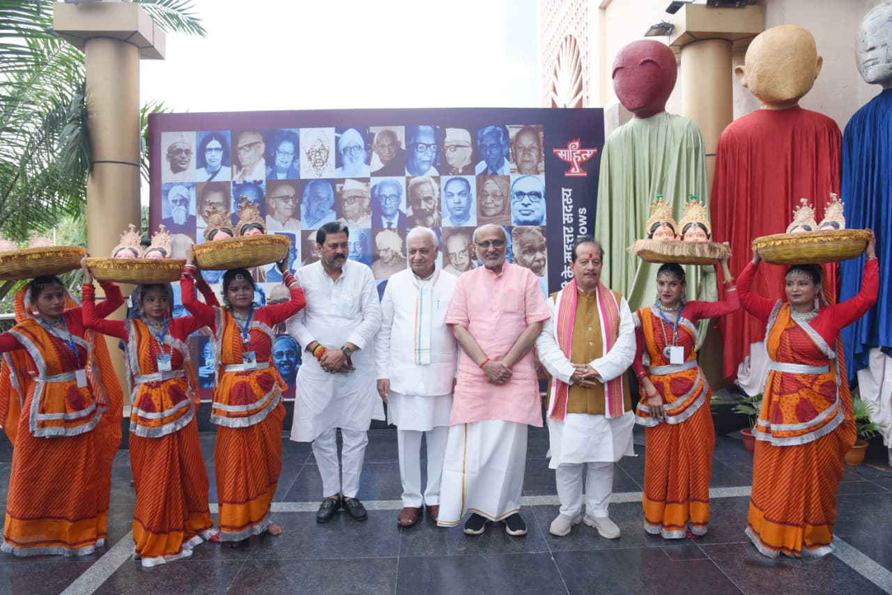 The Vice President of India, Shri C. P. Radhakrishnan graced the valedictory session of the third edition of Unmesha - International Literature Festival as the Chief Guest at Patna, in Bihar on September 28, 2025.
