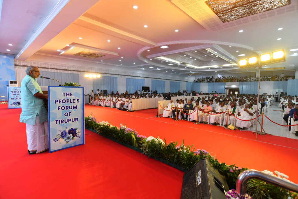 The Vice-President of India, Shri C. P. Radhakrishnan attended a felicitation programme in his hometown, Tiruppur on October 29, 2025.