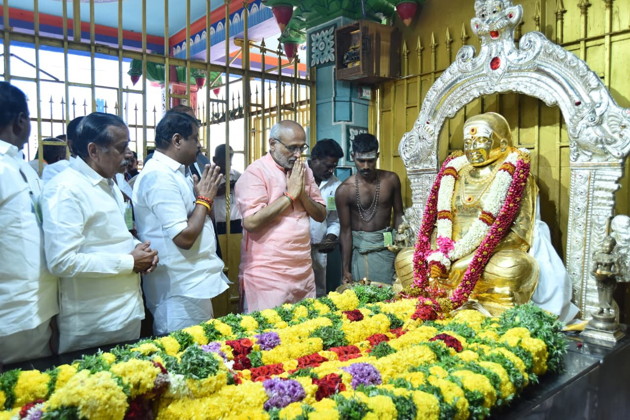 The Vice-President of India, Shri C. P. Radhakrishnan participated in Pasumpon Muthuramalinga Thevar Jayanti during his maiden visit, in Tamil Nadu on October 30, 2025.