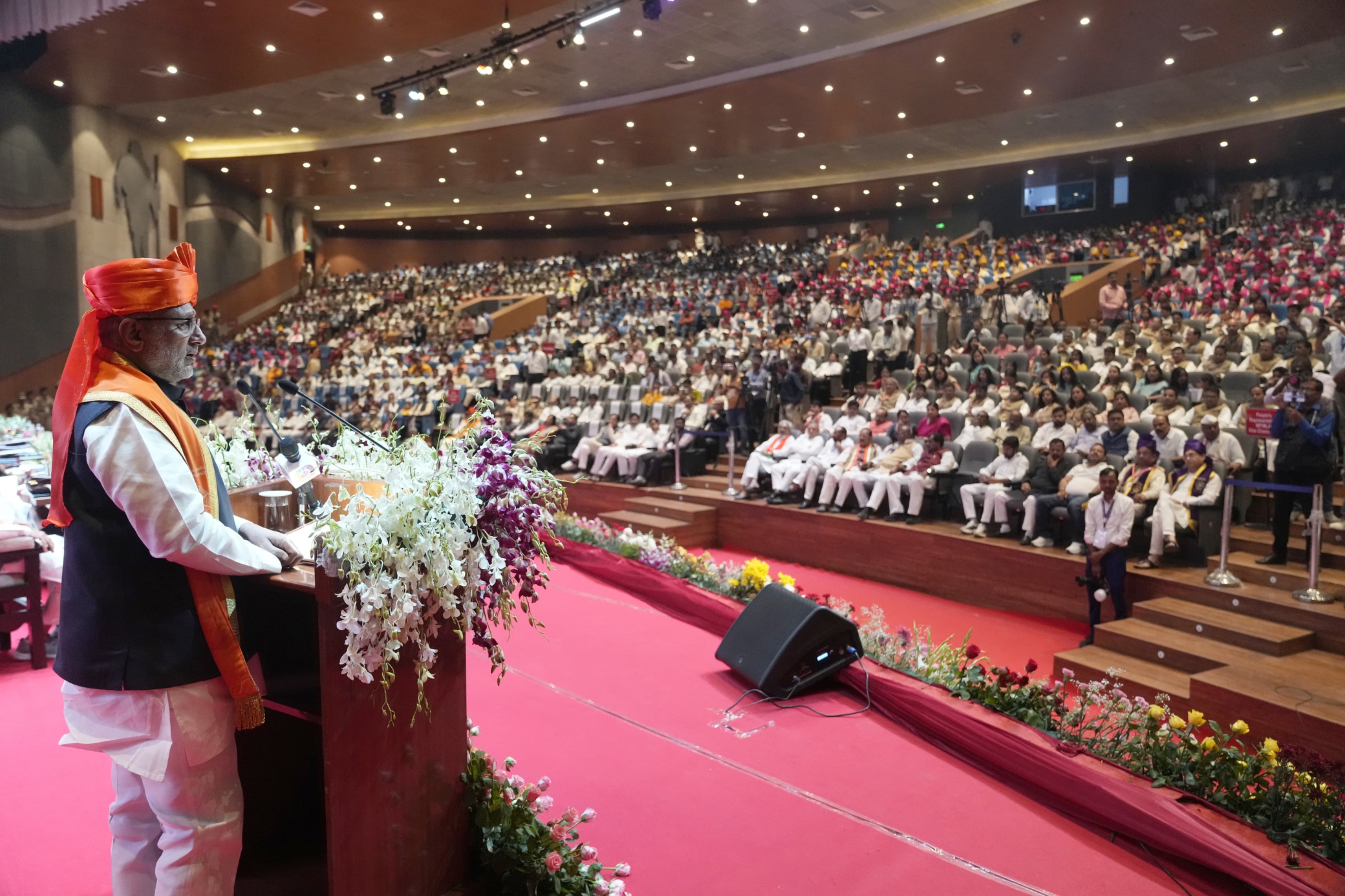 Vice President Shri C. P. Radhakrishnan, graced the 3rd Convocation Ceremony of Mahatma Gandhi Central University at Motihari, East Champaran, Bihar on 04.04.2026 