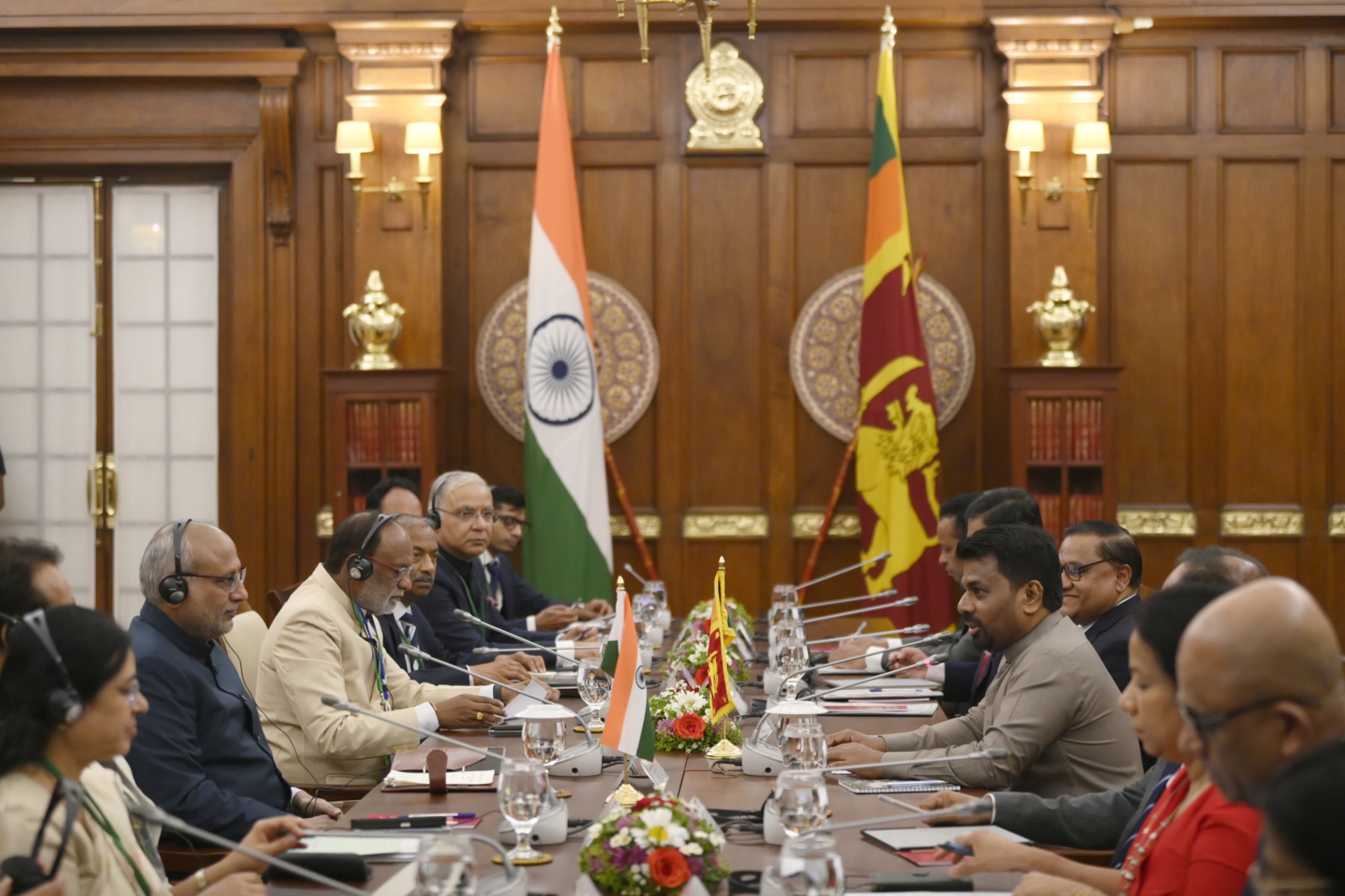 Vice President of India Shri C. P. Radhakrishnan called on the President of Sri Lanka, H.E. Anura Kumara Dissanayake, at the Presidential Secretariat in Colombo on 19.04.2026 