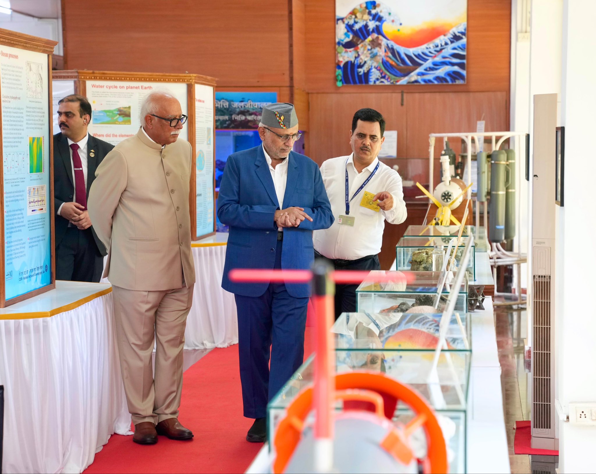 Vice President Shri C. P. Radhakrishnan visited the CSIR–National Institute of Oceanography (CSIR-NIO) in Panaji, Goa on 30.05.2026 