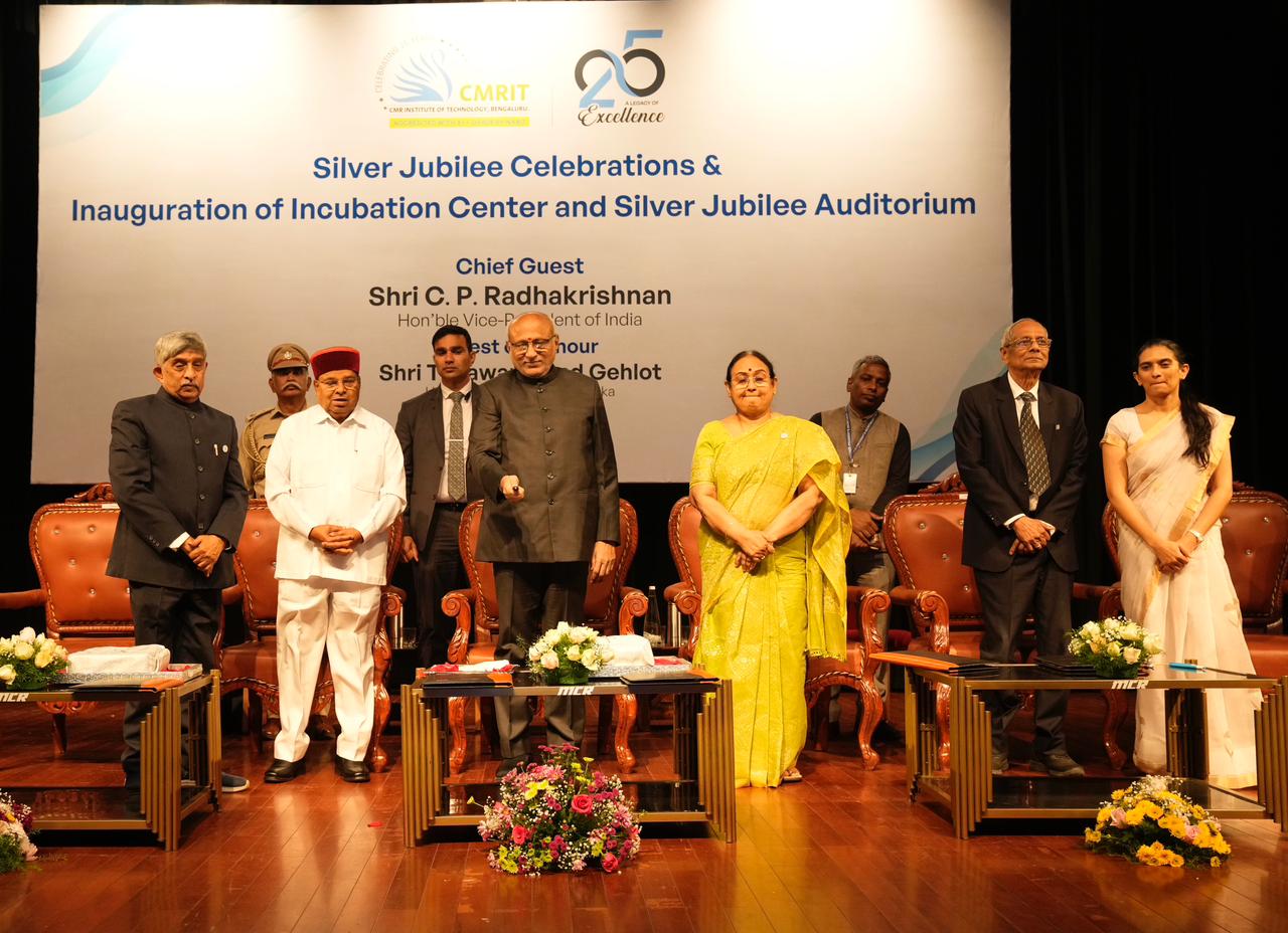 Vice-President Shri C. P. Radhakrishnan  attended the Silver Jubilee celebrations of the CMR Institute of Technology, Bengaluru, as the Chief Guest on 21.01.2026.