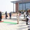 The Vice-President, Shri Jagdeep Dhankhar inspecting the Guard of Honour on his arrival in Aligarh, Uttar Pradesh on October 21, 2024.