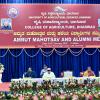 The Vice President, Shri Jagdeep Dhankhar, addressing the students and faculty members of the College of Agriculture, University of Agricultural Sciences, Dharwad in Karnataka on January 16, 2025.