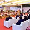 The Vice-President, Shri Jagdeep Dhankhar addressing the gathering at Nandlal Nuwal Centre of Indology at Bharatiya Vidya Bhavan in New Delhi on January 20, 2025.