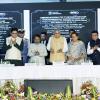 The Vice-President, Shri Jagdeep Dhankhar inaugurating key projects at Mormugao Port in Goa on May 21, 2025.