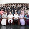 The Vice-President, Shri Jagdeep Dhankhar, in a group photograph with the students and faculty members of National University of Advanced Legal Studies (NUALS) in Kochi, Kerala on July 7, 2025.