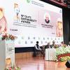 The Vice-President, Shri Jagdeep Dhankhar addressing the 19th Edition of the CII-ITC Sustainability Awards at Bharat Mandapam in New Delhi on July 10, 2025.