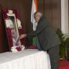 Vice President Shri C. P. Radhakrishnan paid floral tributes to former Prime Minister Shri Lal Bahadur Shastri Ji on his death anniversary at the Vice President’s Enclave on 11.1.2026 