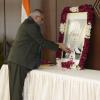 Vice-President Shri C. P. Radhakrishan paid floral tributes to Thiyagi Thiruppur Kumaran on his death anniversary at the Vice President’s Enclave on 11.1.2026 