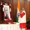 Vice-President  Shri C. P. Radhakrishnan paid respectful tributes to Sardar Vallabhbhai Patel on his 75th death anniversary  on 15.12.2025