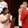 The President of India, Smt Droupadi Murmu administered the Oath of Office of Vice President of India to Shri C. P. Radhakrishnan at a Swearing-in-Ceremony held at Ganatantra Mandap, in Rashtrapati Bhavan on September 12, 2025.
