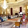 The President of India, Smt Droupadi Murmu administered the Oath of Office of Vice President of India to Shri C. P. Radhakrishnan at a Swearing-in-Ceremony held at Ganatantra Mandap, in Rashtrapati Bhavan on September 12, 2025.
