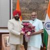 The Vice President of India & Chairman of the Rajya Sabha, Shri C. P. Radhakrishnan met the Governor of Uttarakhand, Lt. General Gurmit Singh (Retd.) at Vice-President’s Enclave, in New Delhi on October 06, 2025.