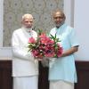 The Vice-President of India & Chairman of the Rajya Sabha, Shri C. P. Radhakrishnan warmly received PM and exchanged Deepawali greetings at Vice-President’s Enclave, in New Delhi on October 20, 2025.