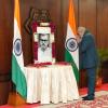 Vice President Shri C.P. Radhakrishnan paid floral tributes to Bharat Ratna Karpoori Thakur on his death anniversary at Uprashtrapati Bhavan on 17.02.2026