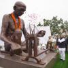 Vice President Shri C. P. Radhakrishnan visited Charkha Park and the Mahatma Gandhi Satyagraha Smarak in Motihari, Bihar and paid floral tributes on 04.04.2026