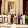 Vice President Shri C. P. Radhakrishnan attended the banquet hosted by Hon’ble President Smt. Droupadi Murmu in honour of the President of the Republic of Cyprus, H.E. Mr. Nikos Christodoulides, at Rashtrapati Bhavan on 22.05.2026