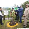 Vice President Shri C. P. Radhakrishnan planted a sapling at Lok Bhavan, Gangtok on 17.05.2026