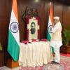 Vice President Shri C. P. Radhakrishnan paid floral tributes to Shri V. V. S. Aiyar Ji on his death anniversary on 03.06.2026