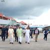 Vice President Shri C. P. Radhakrishnan arrived in Cochin International Airport today and was warmly welcomed by the Governor of Keralam, Shri Rajendra Viswanath Arlekar, Chief Minister of Keralam , Shri V D Satheesan and other dignitaries on 31.05.2026 