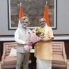 Lt. Governor of Delhi, Shri Taranjit Singh Sandhu, called on Vice President Shri C. P. Radhakrishnan at Uprashtrapati Bhavan on 01.06.2026 