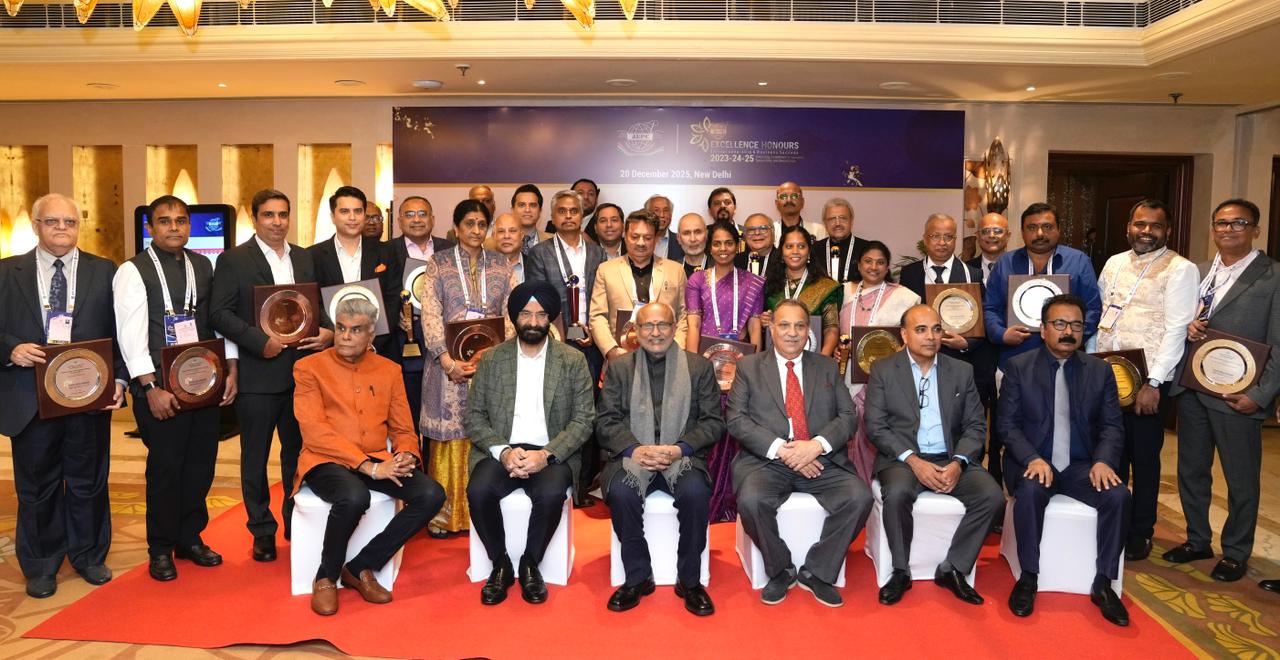 Vice-President of India, Shri C. P. Radhakrishnan, participated as the Chief Guest at the Apparel Export Promotion Council (AEPC) Awards Function in New Delhi on 20.12.2025.The Vice-President also released the coffee table book titled “Threads of Time: Story of India’s Textiles” at the event.